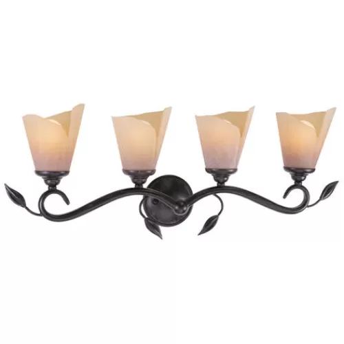 Best Deal Patriot Lighting® Capri Black Walnut 4 Light Vanity Light>* Shop