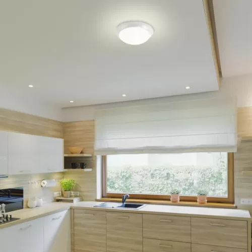 Best Deal Patriot Lighting® Livia White 1-Light Flush Mount Ceiling Light 6 Pack>* Outlet