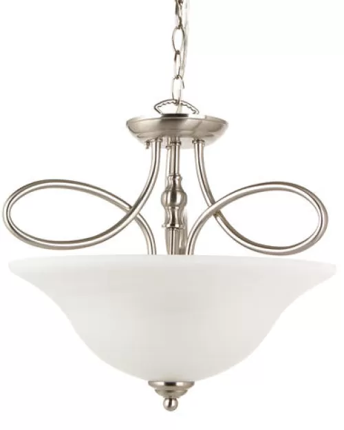 Best Deal Patriot Lighting Rianto 3-Light Diameter Brushed Nickel Convertible Pendant>* Discount