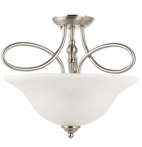Best Deal Patriot Lighting Rianto 3-Light Diameter Brushed Nickel Convertible Pendant>* Discount