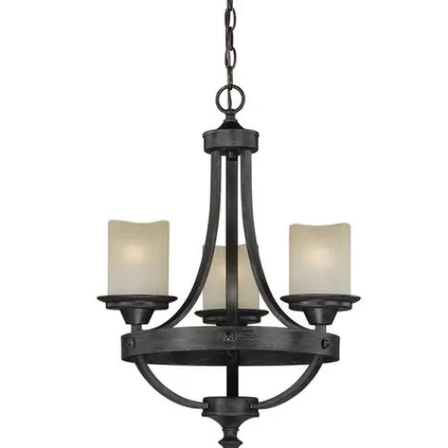 Best Pirce Patriot Lighting® Lancaster 3-Light Black Walnut Chandelier>* Clearance