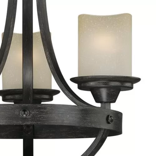 Best Pirce Patriot Lighting® Lancaster 3-Light Black Walnut Chandelier>* Clearance