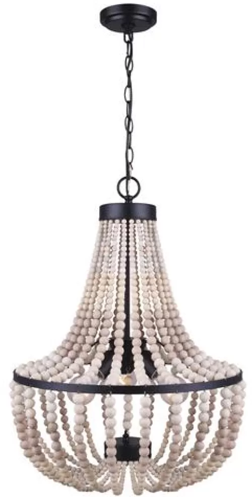 Best Pirce Patriot Lighting® Ragnor 3-Light Matte Black Chandelier>* Cheap