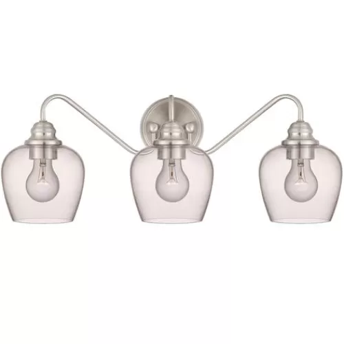 Best Pirce Patriot Lighting® Shira Brushed Nickel 3-Light Vanity Light>* Shop