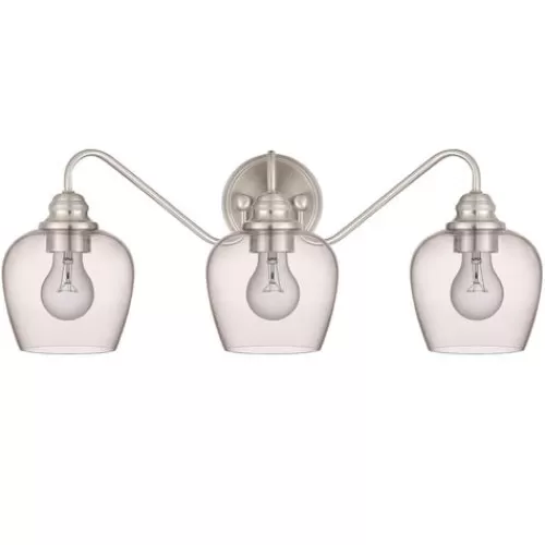 Best Pirce Patriot Lighting® Shira Brushed Nickel 3-Light Vanity Light>* Shop