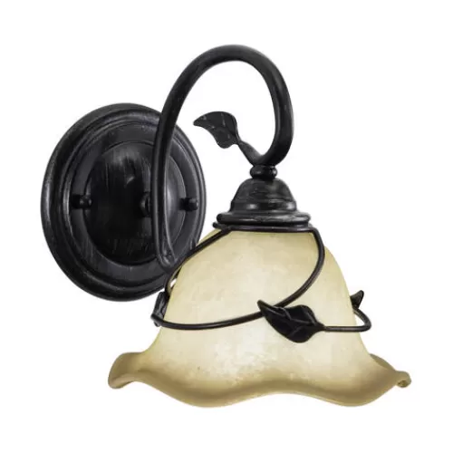 Best Pirce Patriot Lighting® Vine Oil Shale 1 Light Vanity Light>* Online