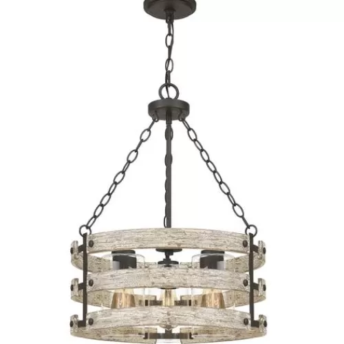 Best Reviews Of Patriot Lighting® Elegant Home Darring Matte Black & Faux Wood 3-Light Pendant>* Store