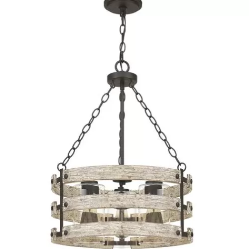 Best Reviews Of Patriot Lighting® Elegant Home Darring Matte Black & Faux Wood 3-Light Pendant>* Store
