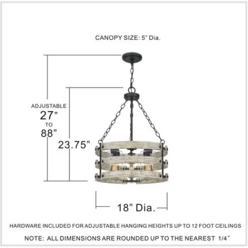 Best Reviews Of Patriot Lighting® Elegant Home Darring Matte Black & Faux Wood 3-Light Pendant>* Store