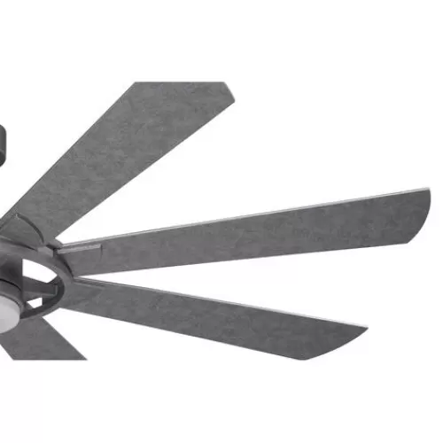 Best Sale Patriot Lighting™ Holland 68″ Painted Galvanized Indoor/Outdoor Integrated Led Ceiling Fan>* Flash Sale