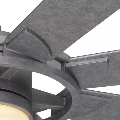 Best Sale Patriot Lighting™ Holland 68″ Painted Galvanized Indoor/Outdoor Integrated Led Ceiling Fan>* Flash Sale