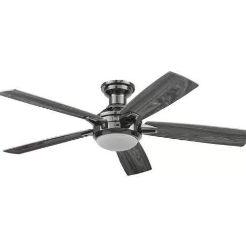 Best Sale Patriot Lighting™ Ogun 52″ Gunmetal Indoor Led Ceiling Fan>* Online
