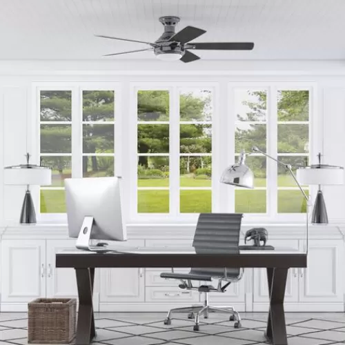 Best Sale Patriot Lighting™ Ogun 52″ Gunmetal Indoor Led Ceiling Fan>* Online