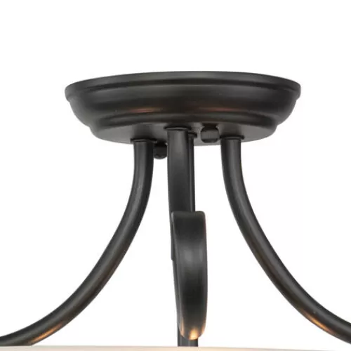 Brand New Patriot Lighting® Babylon Oil Burnished Bronze Semi-Flush Mount Ceiling Light>* Online