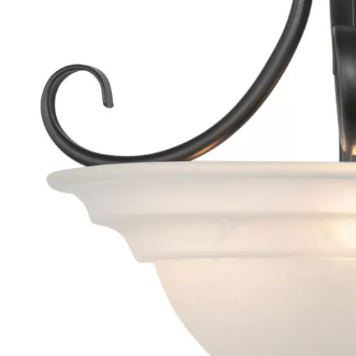 Brand New Patriot Lighting® Babylon Oil Burnished Bronze Semi-Flush Mount Ceiling Light>* Online