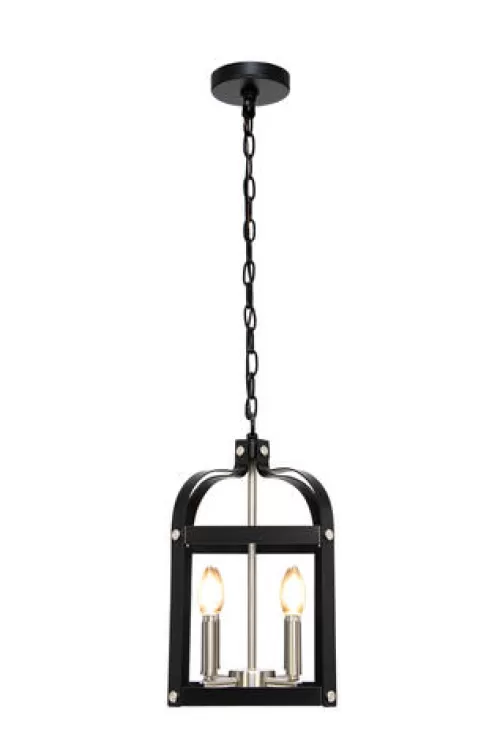 Brand New Patriot Lighting® Bazel Black 4-Light Pendant>* Discount