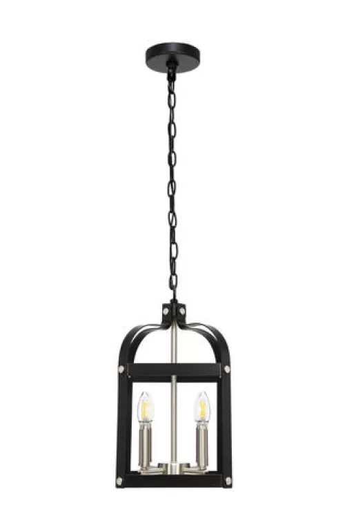 Brand New Patriot Lighting® Bazel Black 4-Light Pendant>* Discount