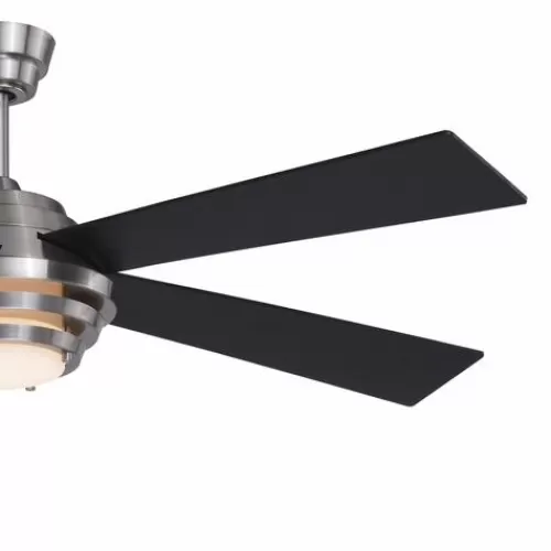 Brand New Patriot Lighting™ Kyoto 52″ Brushed Nickel Indoor Integrated Led Ceiling Fan>* Cheap