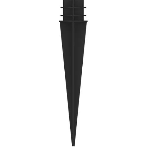 Budget Patriot Lighting® 5-1/2″ Textured Black Metal Spike Replacement – 2 Pk>* Hot