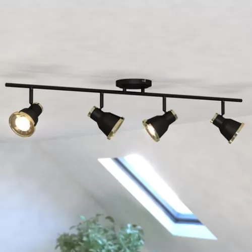 Budget Patriot Lighting® Fairhaven Textured Black Flush Mount Ceiling Light>* Outlet
