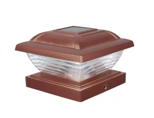 Buy Patriot Lighting® Solar Led Copper Jolene Post Cap Light 4-Pack>* Store
