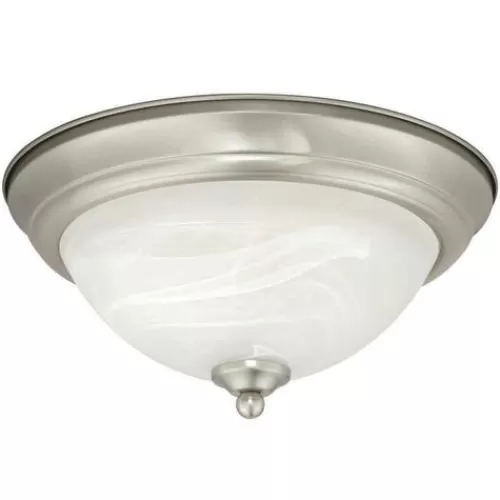Cheapest Patriot Lighting® Payton Satin Nickel Integrated Led Flush Mount Ceiling Light – 2 Pack>* Outlet