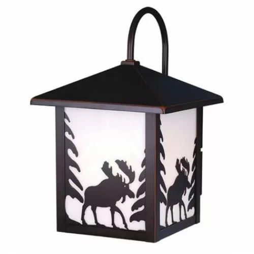 Discount Patriot Lighting® Moose Burnished Bronze Outdoor Wall Light>* Shop