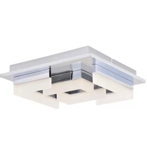 Flash Sale Patriot Lighting® Leisa Chrome Integrated Led Flush Mount Ceiling Light>* Sale