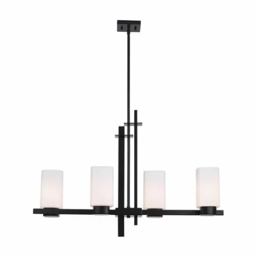 Flash Sale Patriot Lighting® Michael Matte Black 4-Light Island Light>* Online