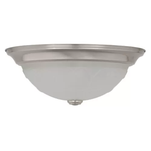 Flash Sale Patriot Lighting® Paula Satin Nickel 2-Light Flush Mount Ceiling Light – 2 Pack>* Store