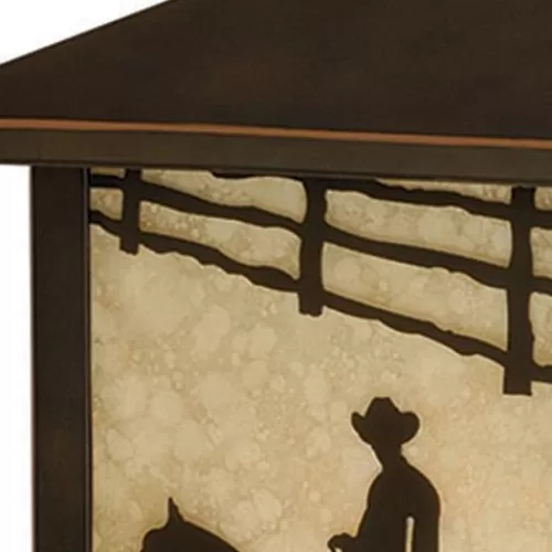 Promo Patriot Lighting® Ranch Burnished Bronze Outdoor Wall Light>* Cheap