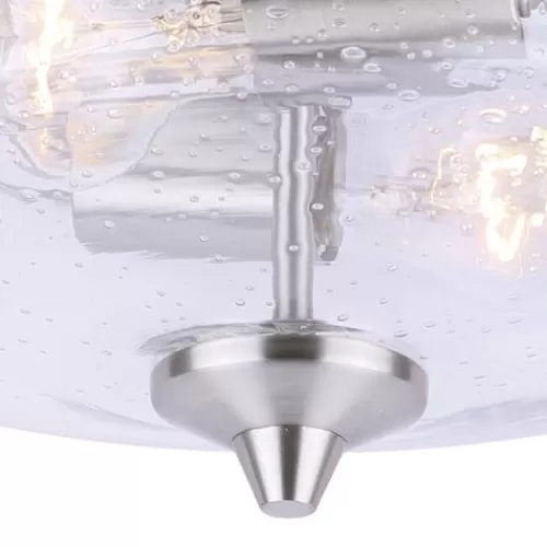 Top 10 Patriot Lighting® Caylon Brushed Nickel 2-Light Flush Mount Ceiling Light>* Store