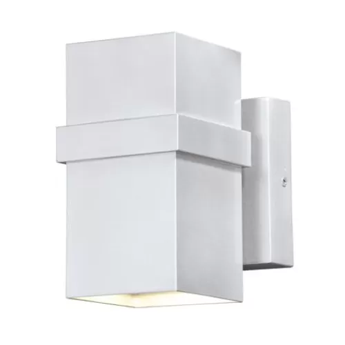 Wholesale Patriot Lighting® Architecture Painted Satin Nickel Integrated Led Outdoor Wall Light>* New